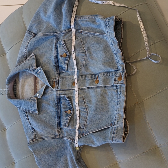 😎Los Angeles Apparel Jean Jacket M - Picture 3 of 7